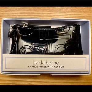 Liz Claiborne Coin Purse with Key Fob